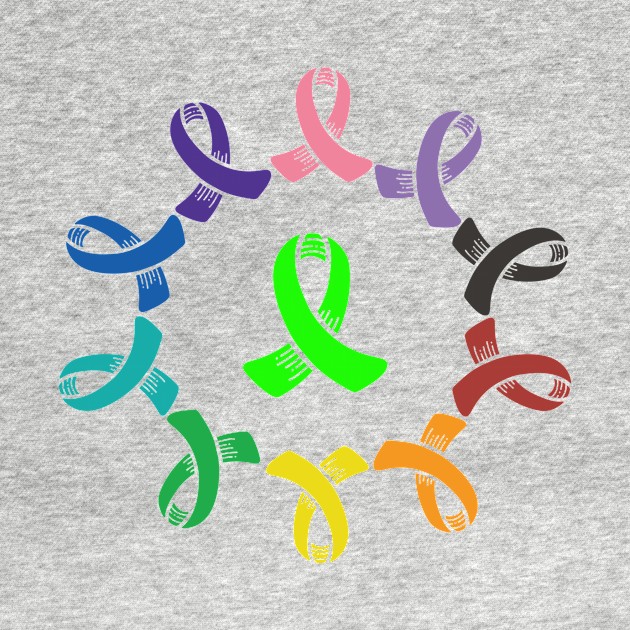 Gastroparesis Awareness Support Squad Cancer Ribbon warrior by Zeus-Studio